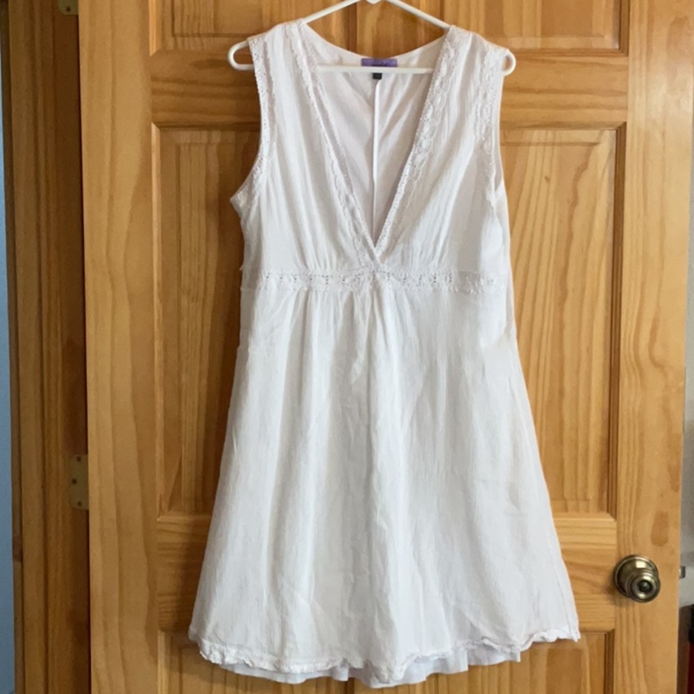 White summer dress
